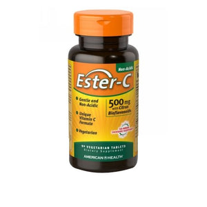 American Health, Ester-c With Citrus Bioflavonoids, 500 mg, 90 Veggie Tabs