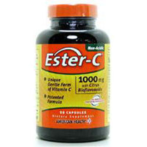 American Health, Ester-c With Citrus Bioflavonoids, 1000 mg, 90 Caps