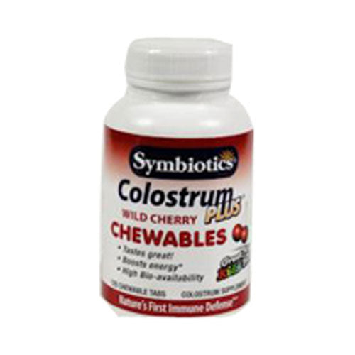 Symbiotics, Colostrum, Chewables Cherry 120 Wafers