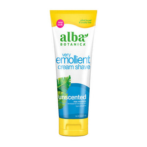 Alba Botanica, Moisturizing Cream Shave, Unscented 8 Fl Oz