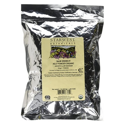 Starwest Botanicals, Organic Kelp Powder, 1 Lb