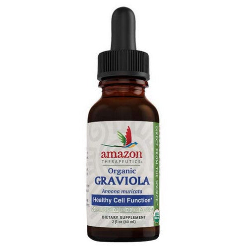 Amazon Therapeutic Laboratories, Graviola Tincture, Certified Organic 2 Fl Oz