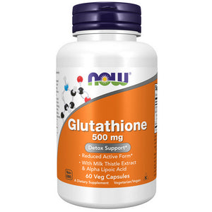 Now Foods, Glutathione, 500 mg, 60 Vcaps