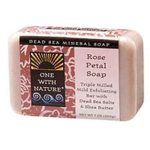 One with Nature, Dead Sea Bar Soap, Rose