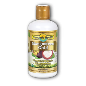 Mangosteen Gold 100% Pure, 32 Oz by Dynamic Health Laboratories