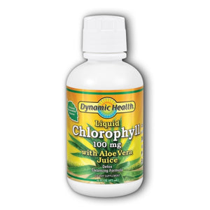 Dynamic Health Laboratories, Chlorophyl Liquid With Aloe Vera, 16 Oz