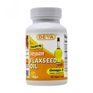 Deva Vegan Vitamins, Flaxseed Oil, 90 Vcap