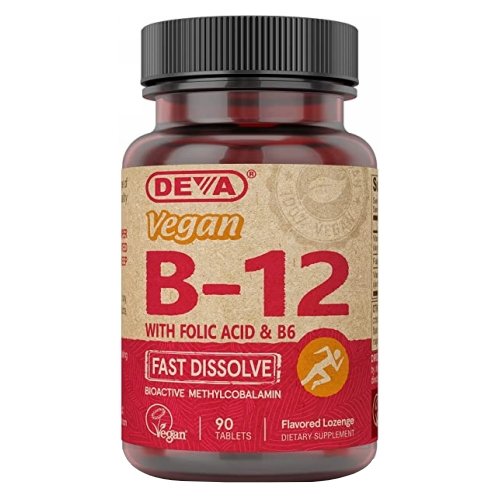 Deva Vegan Vitamins, Vegan Vitamin B-12, 90 Tabs