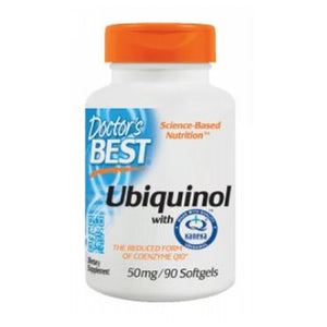 Doctors Best, Ubiquinol with Kaneka's QH, 50 mg, 90 soft gels