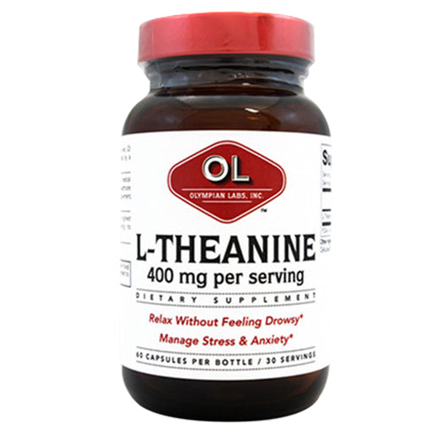 Olympian Labs, L-Theanine, 400 mg, 60 caps