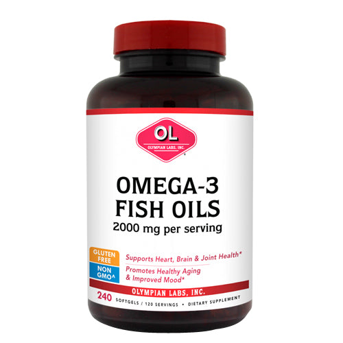 Olympian Labs, Omega 3 Fish Oils, 2000 mg, 240 sg