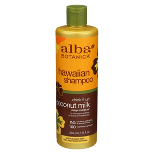 Alba Botanica, Hair Wash, Coconut Milk 12 OZ