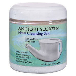 Ancient Secrets, Nasal Cleansing Salt Jar, 10 Oz