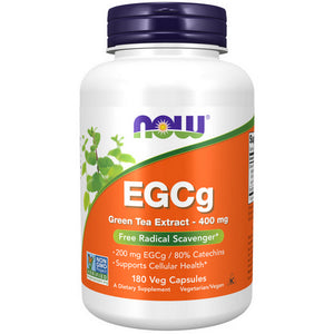 Now Foods, EGCg Green Tea Extract, 400 mg, 180 Vcaps