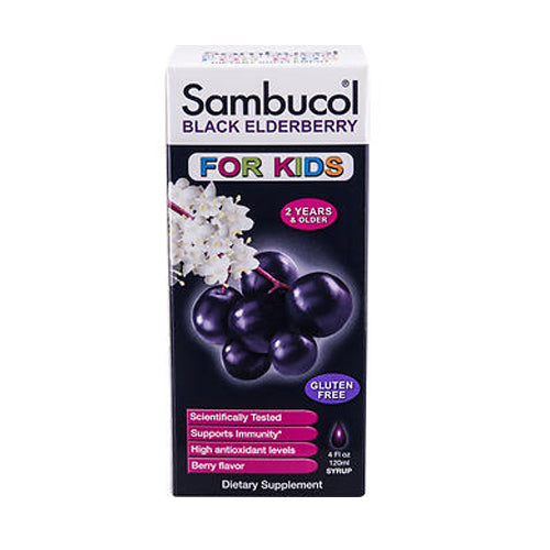 Sambucol, Sambucol Black Elderberry, Kids 4 Oz