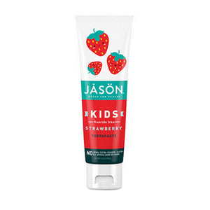 Jason Natural Products, Kids Only Toothpaste, Strawberry 4.2 Oz