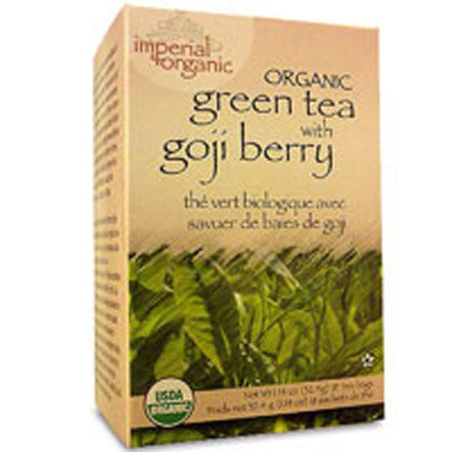 Uncle Lees Teas, Imperial Organic Green Tea, Goji Berry 18 CT
