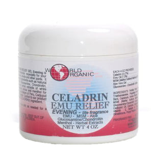 World Organics, Celadrin EMU Relief Cream, 4 oz