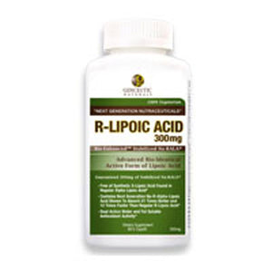 Genceutic Naturals, Natural R-Lipoic Acid, 300 Mg, 60 Caps
