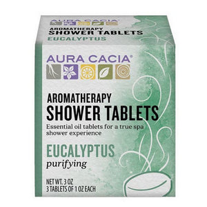 Aura Cacia, Shower Tablets, Eucalyptus, 3 Tablets
