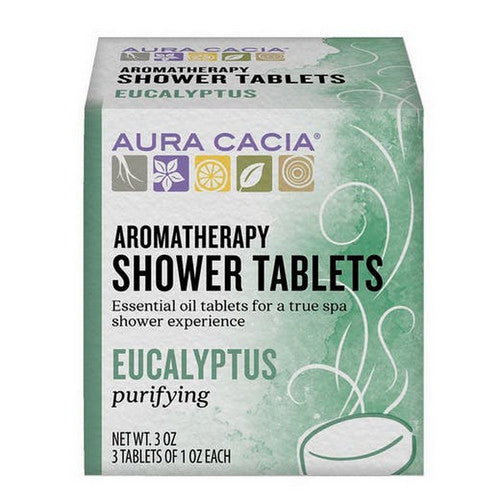Aura Cacia, Shower Tablets, Eucalyptus, 3 Tablets