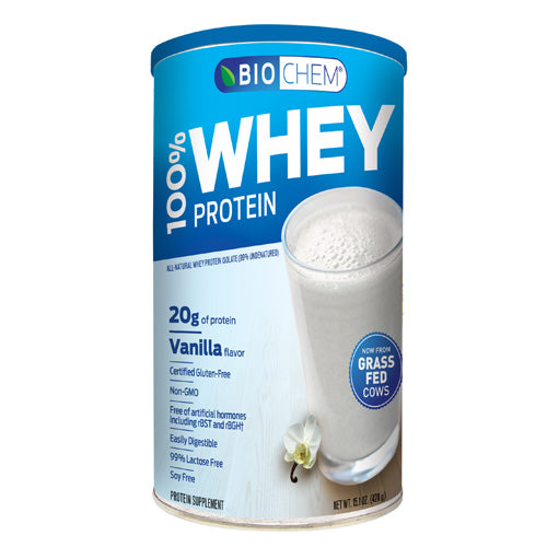 Biochem, 100% Whey Protein Powder, 15.01 Oz