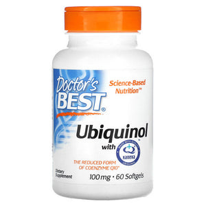 Doctors Best, Ubiquinol with Kaneka Ubiquinol, 100 mg, 60 Softgels
