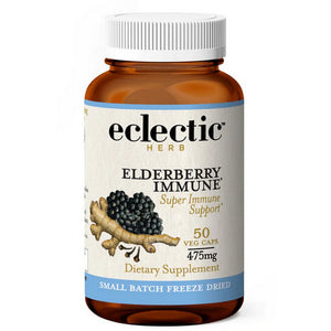 Eclectic Herb, Elderberry Immune, 475 mg, 50 Caps