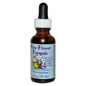 Flower Essence Services, Five-Flower Formula, Dropper 1 oz