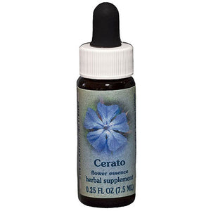 Flower Essence Services, Cerato Dropper, 0.25 oz