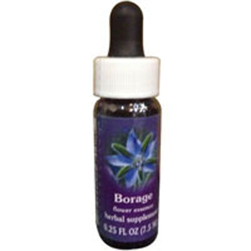 Flower Essence Services, Borage Dropper, 1 oz