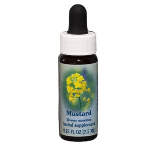 Flower Essence Services, Mustard Dropper, 0.25 oz