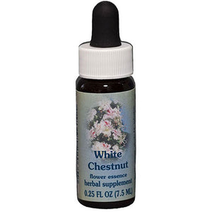 Flower Essence Services, White Chestnut Dropper, 0.25 oz