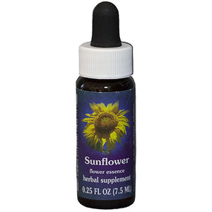 Flower Essence Services, Sunflower Dropper, 0.25 oz