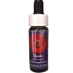 Flower Essence Services, Zinnia Dropper, 0.25 oz