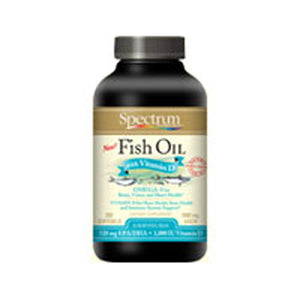 Spectrum Essentials, Fish Oil, Vitamin D 250 Sgels