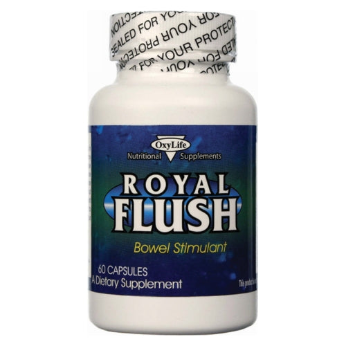 Oxylife Products, Royal Flush Bowel Stimulant, 60 Caps