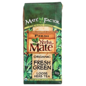 The Mate Factor, Original Fresh Green Loose Tea, 12 oz