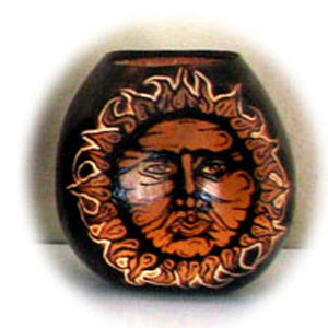 The Mate Factor, Assorted Gourd from Argentina, Carved 1 pc