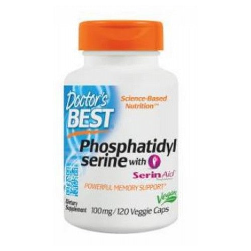 Doctors Best, Phosphatidyl Serine, 100 mg, 120 Vcaps