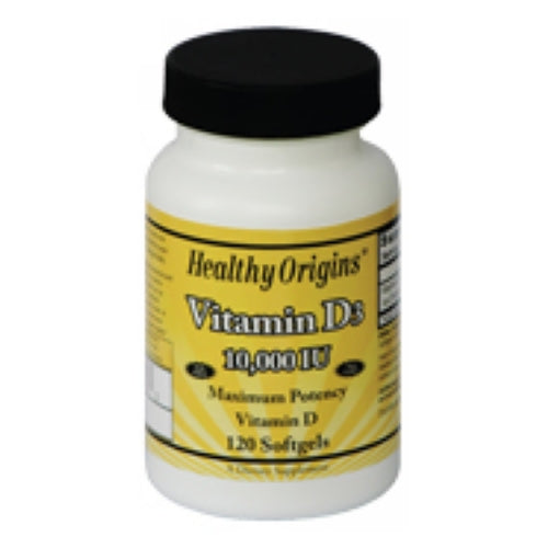Healthy Origins, Vitamin D3, 10000 IU, 120 Sgels