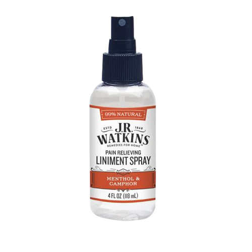 J R Watkins, Natural Pain Relieving Liniment Spray, 4.0 oz