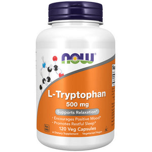 Now Foods, L-Tryptophan, 500 mg, 120 Vcaps