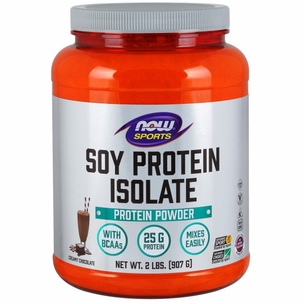 Now Foods, Soy Protein Isolate, Creamy Chocolate, 2 lbs