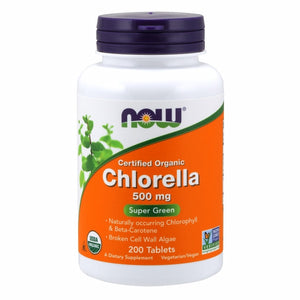 Now Foods, Chlorella, 500 mg, 200 Tabs