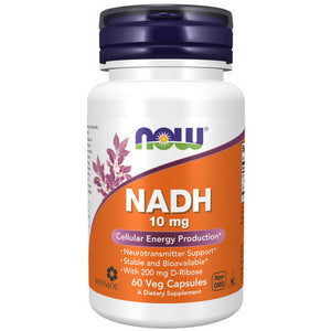 Now Foods, NADH with Ribose, 10 mg, 60 Vcaps