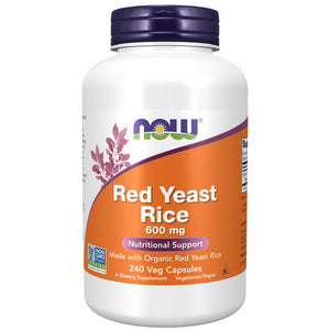 Now Foods, Red Yeast Rice Extract, 600 mg, 240 Vcaps
