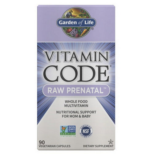 Garden of Life, Vitamin Code, Raw Prenatal 90 Caps