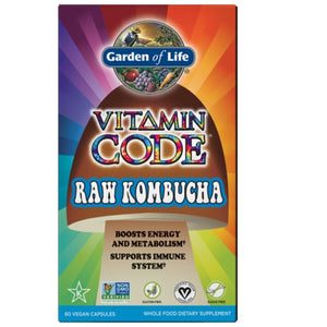 Garden of Life, Vitamin Code, Raw Kombucha 60 Caps