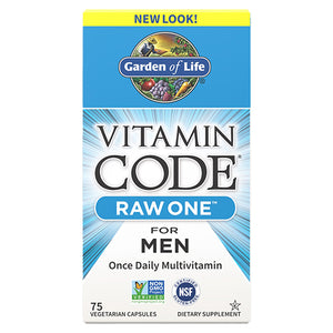 Garden of Life, Vitamin Code, Raw One for Men 75 Caps